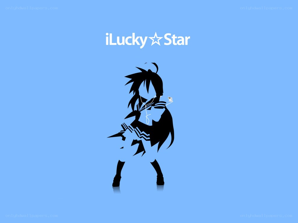 iLuckyStar character silhouette