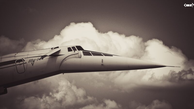 Ilyushin Il-14 Aircraft — Black