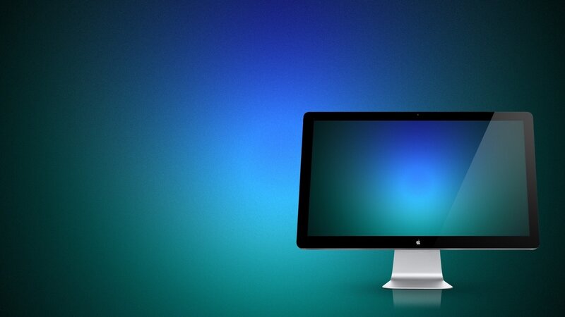 IMac Computer — Blue