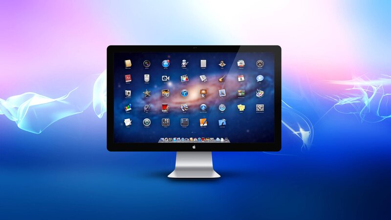 IMac Desktop Computer — Blue