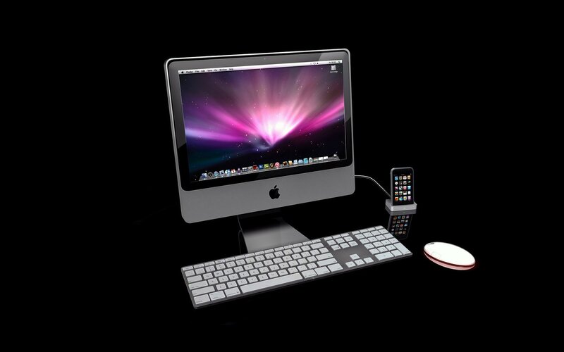 IMac with IPhone Dock