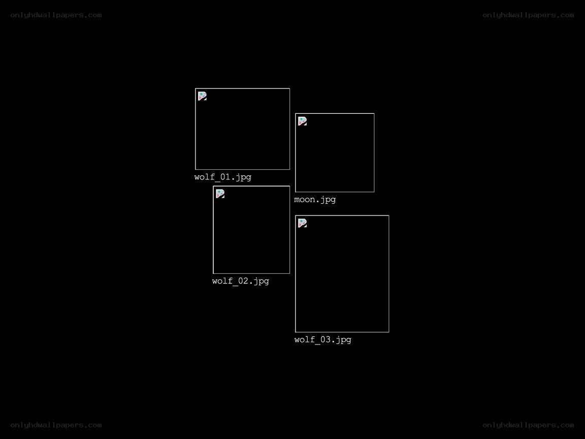 image files on black background