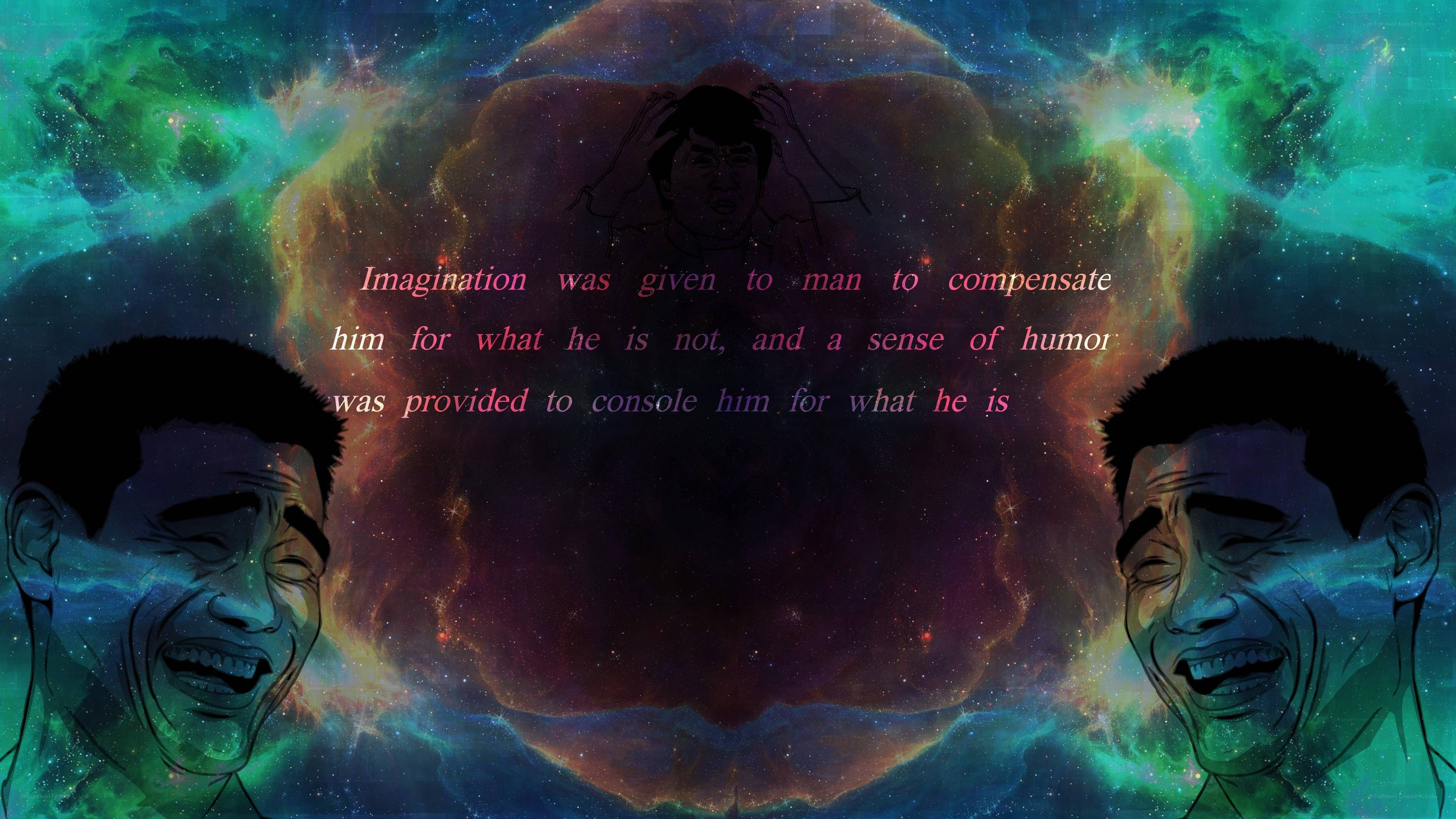 Imagination and humor quote
