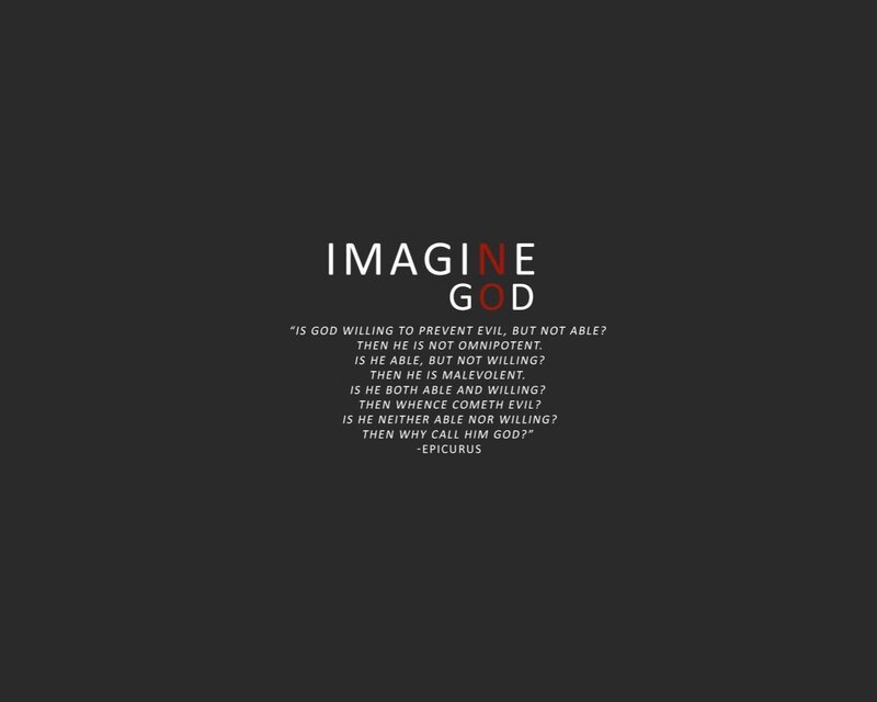 Imagine God quote