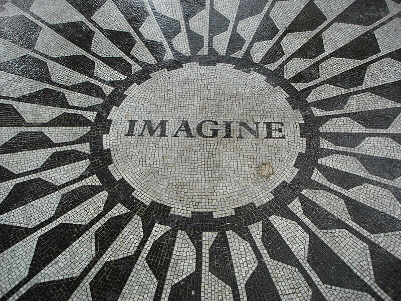 Imagine mosaic at Strawberry Fields