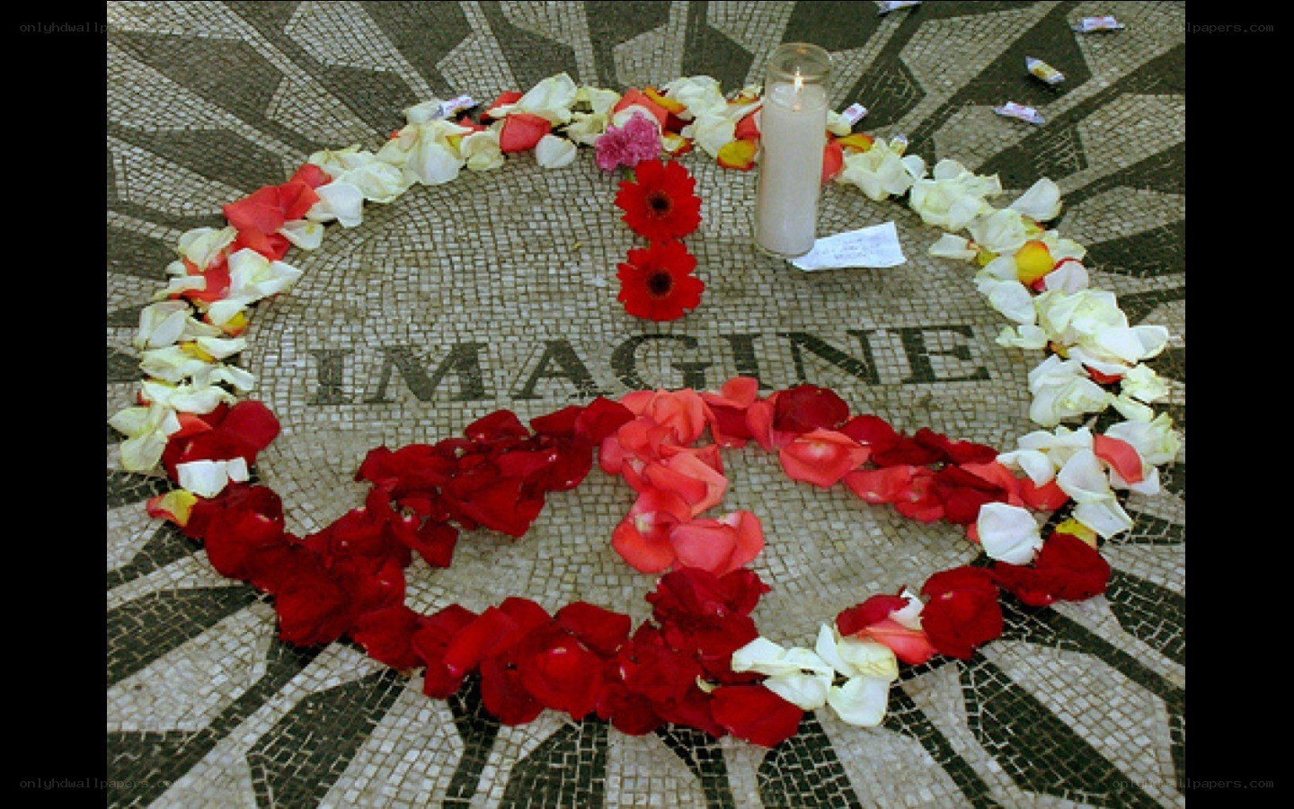Imagine mosaic tribute