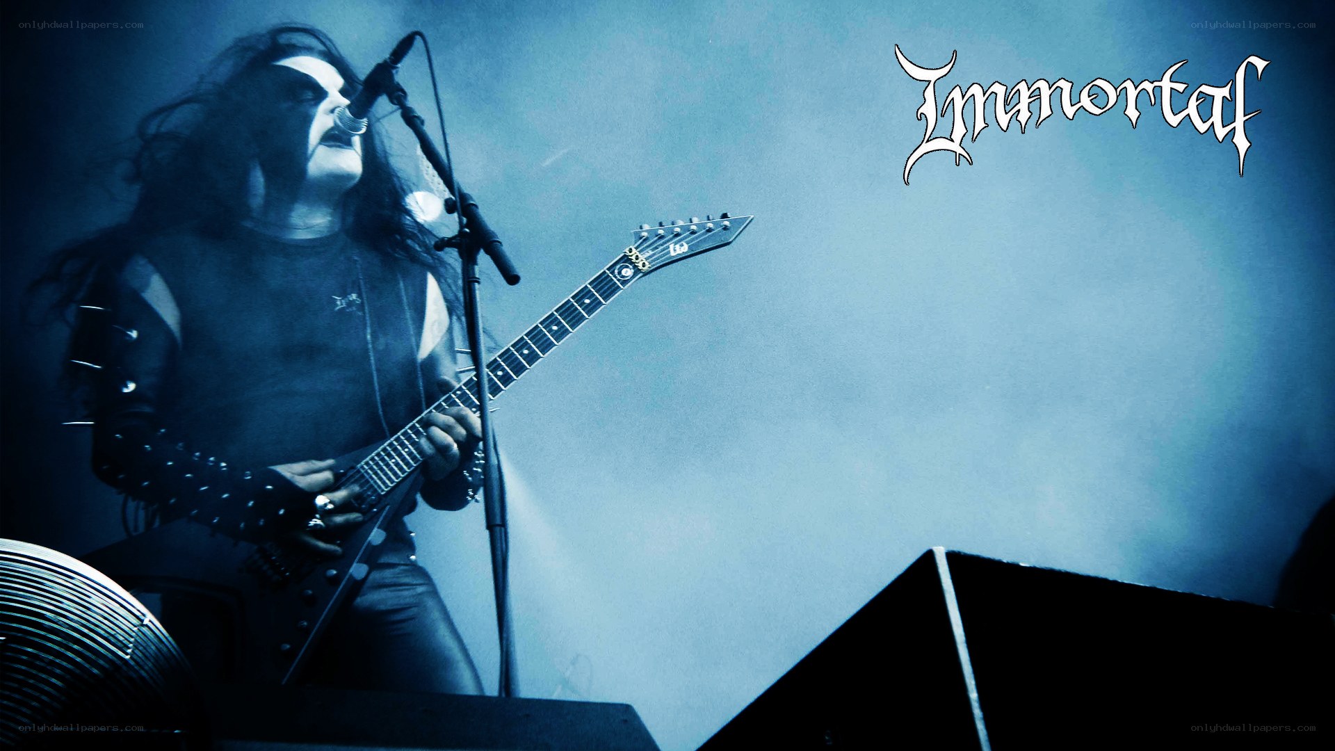 Immortal band performing live