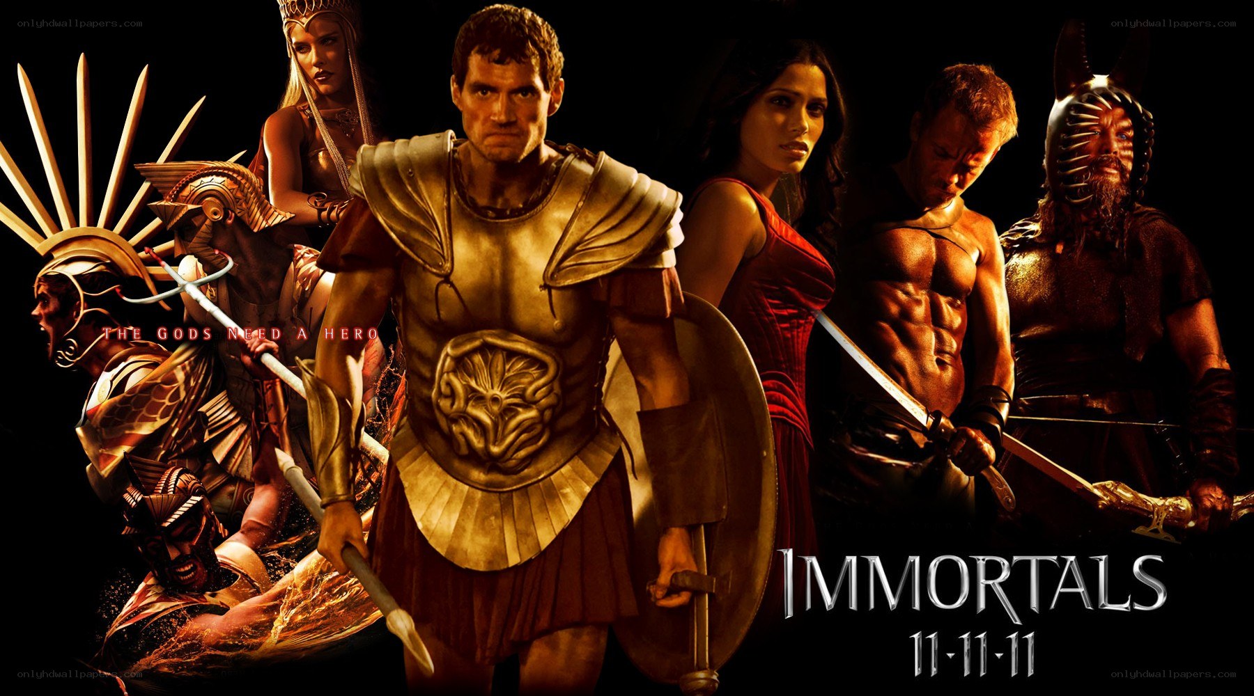Immortals movie poster