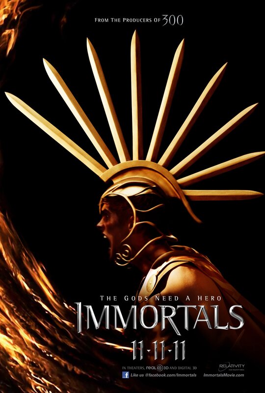 Immortals movie poster