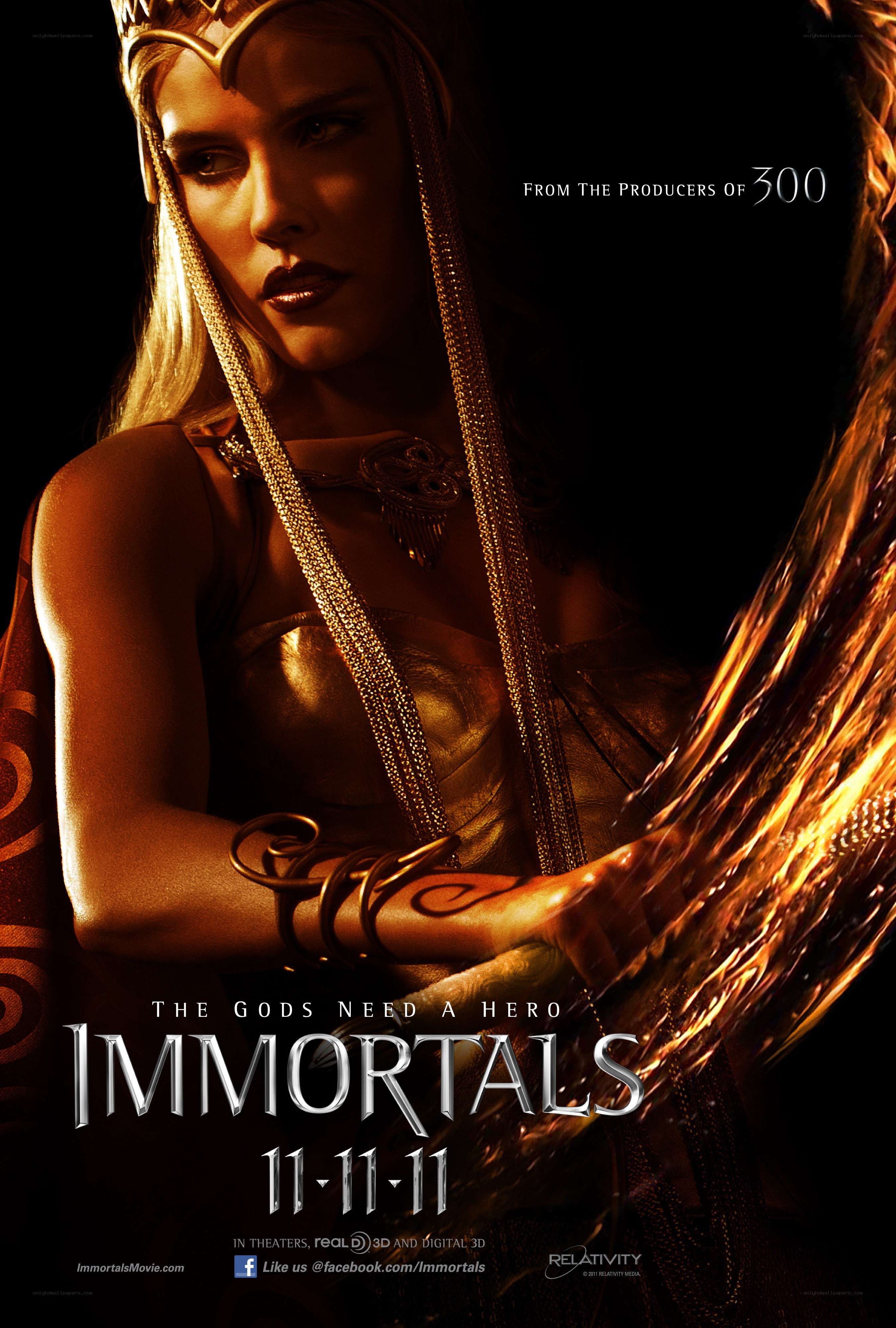 Immortals movie poster