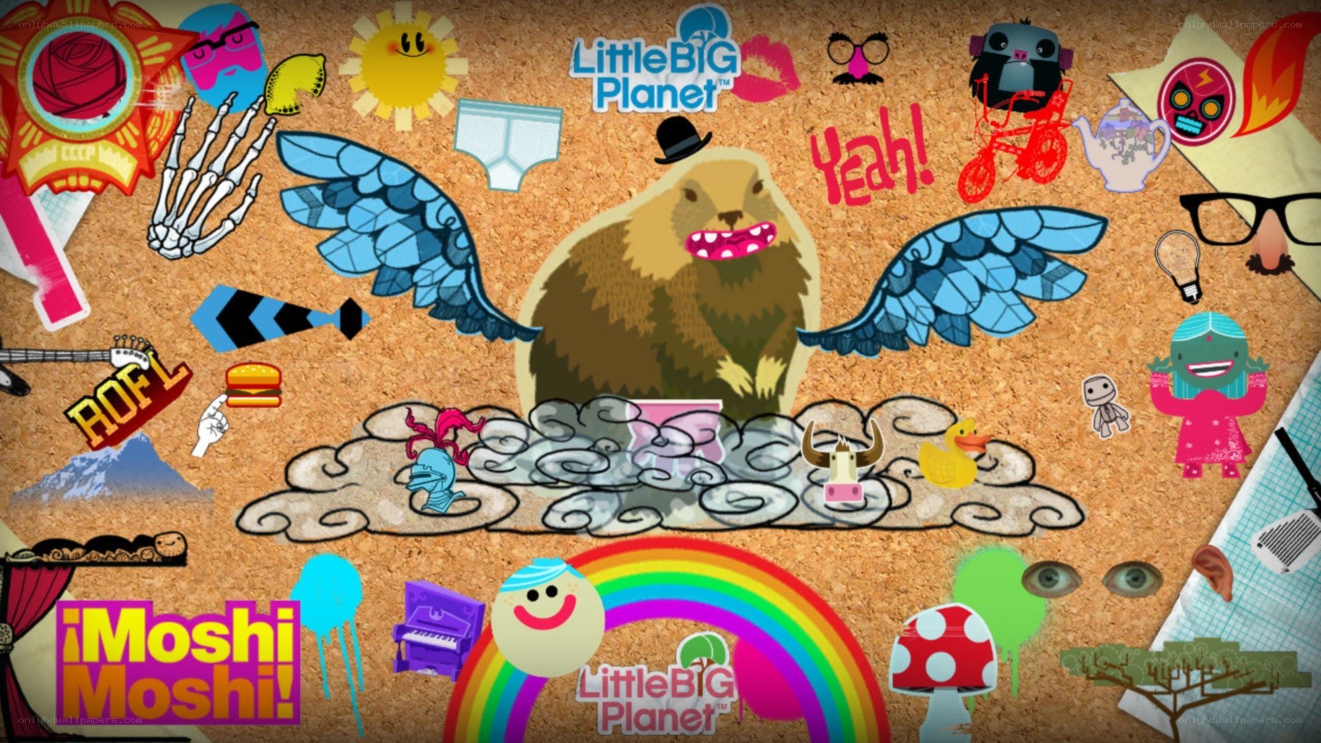 iMoshi Moshi game collage