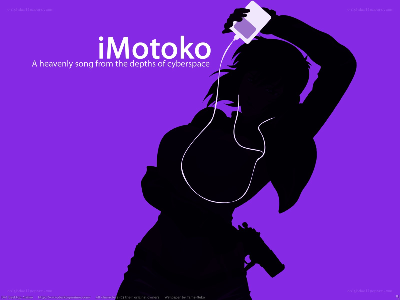 iMotoko: A cyberpunk silhouette