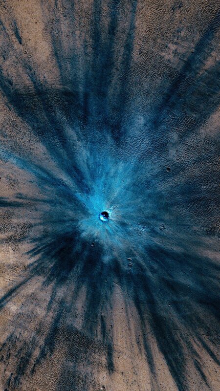 Impact Crater on Mars