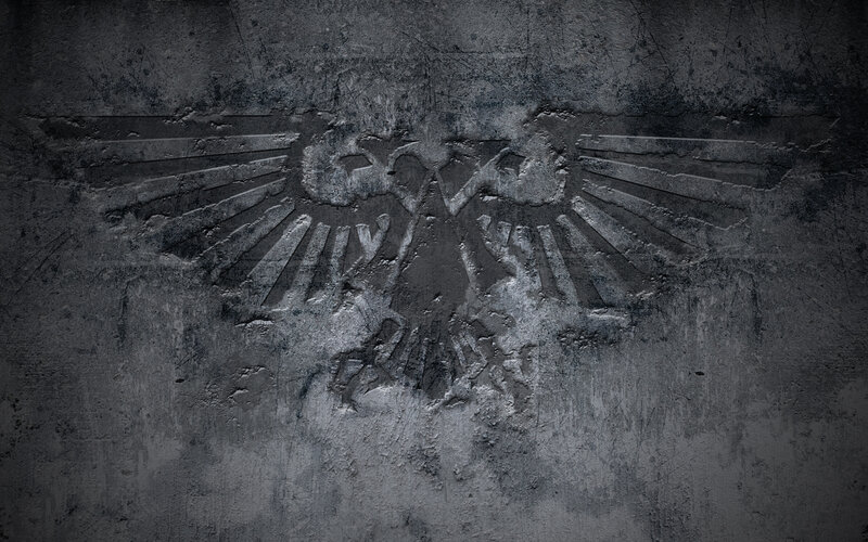Imperial Aquila on stone wall