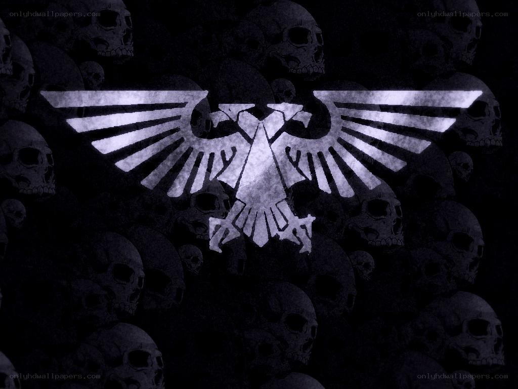 Imperial Aquila over skulls