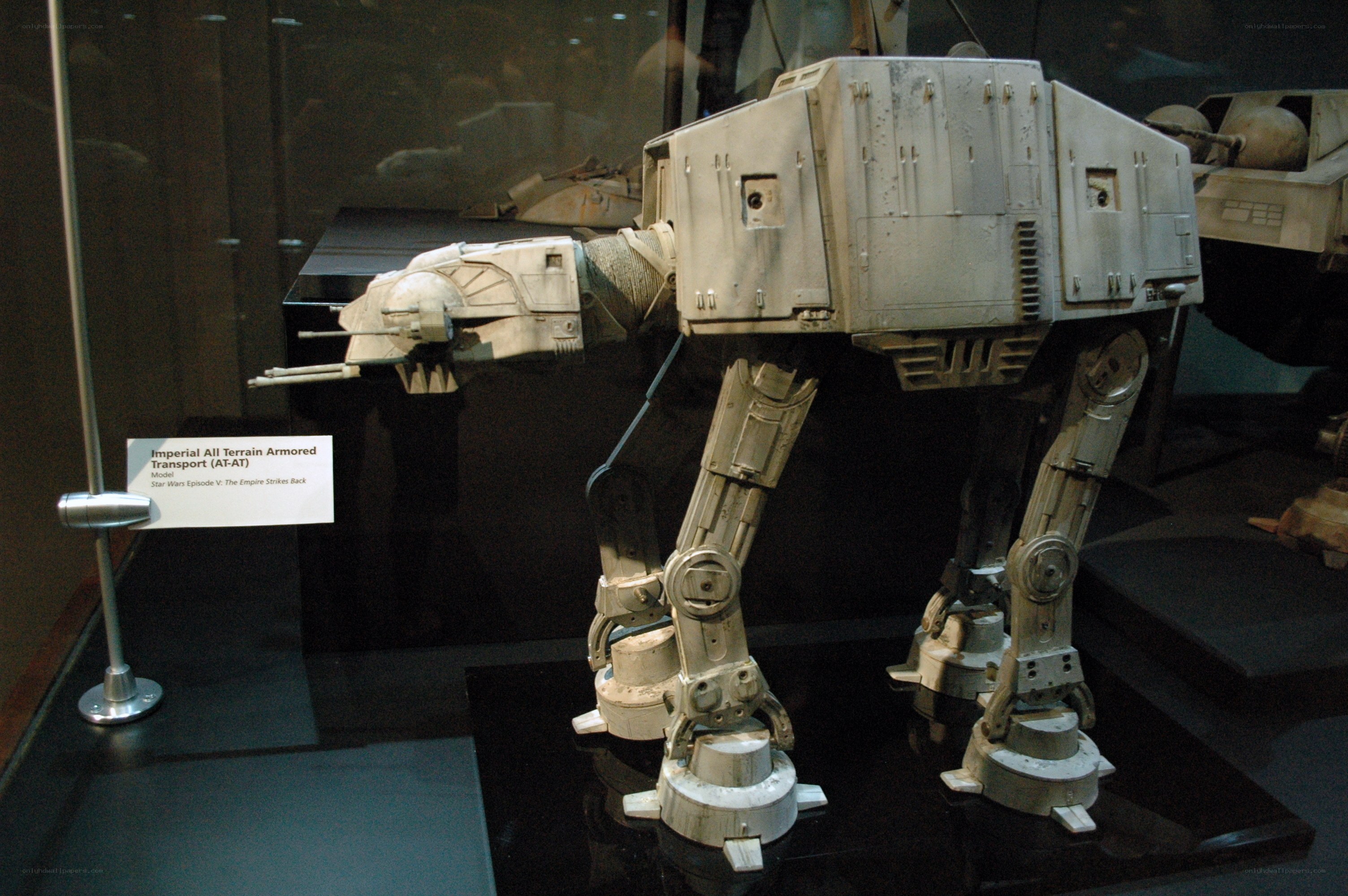 Imperial AT-AT model display