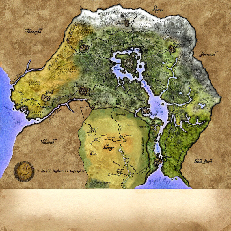 Imperial City map