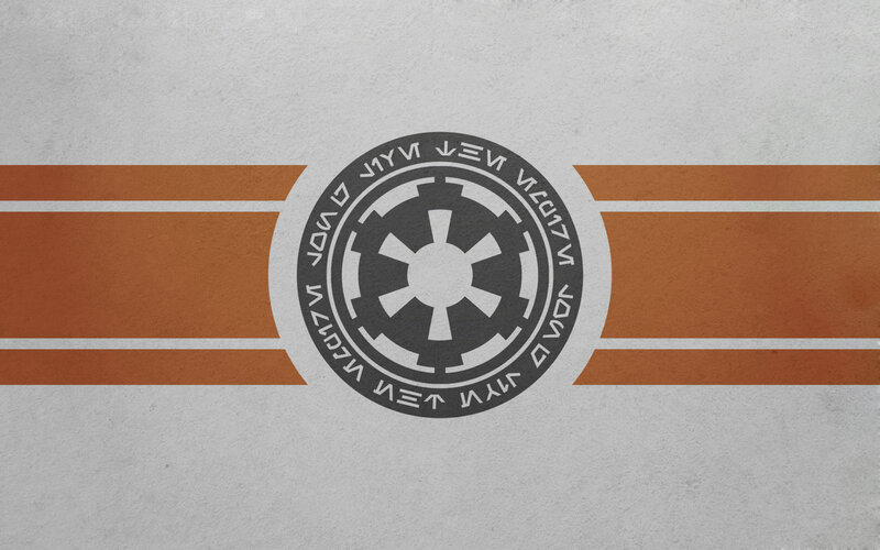 Imperial Crest on Banner — White, Formal