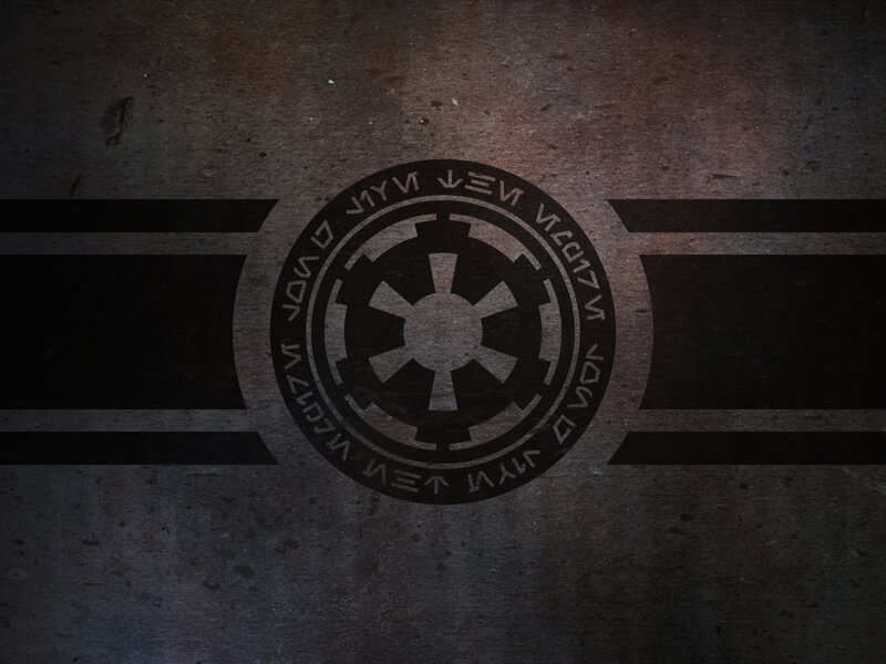 Imperial Crest on Wall — Black, Dramatic, Digital Art, Symbol