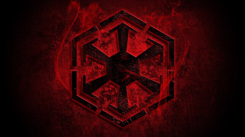 Imperial Crest Symbol — Red, Dark, Ominous