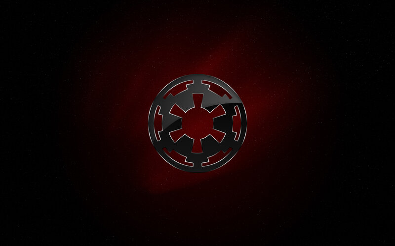 Imperial emblem on dark background
