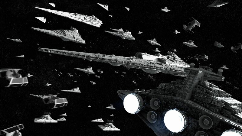 Imperial Fleet in Space — Black