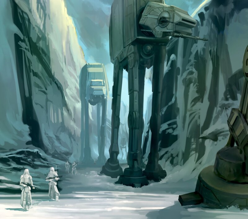 Imperial forces on Hoth