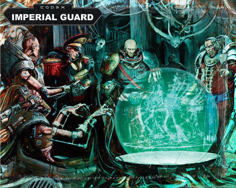 Imperial Guard Codex cover art