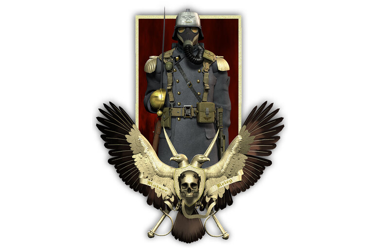 Imperial Guard soldier emblem