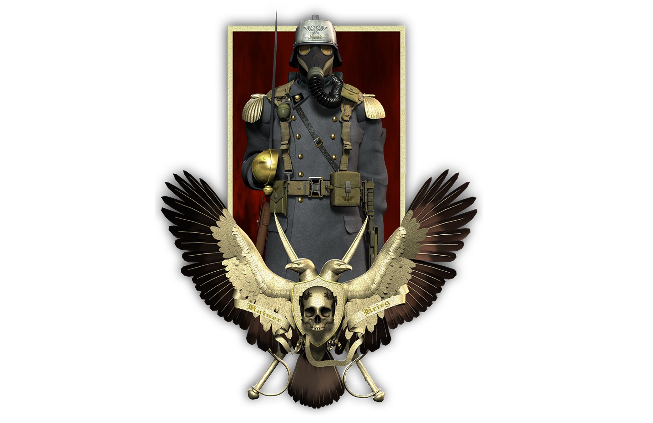 Imperial Guard soldier emblem