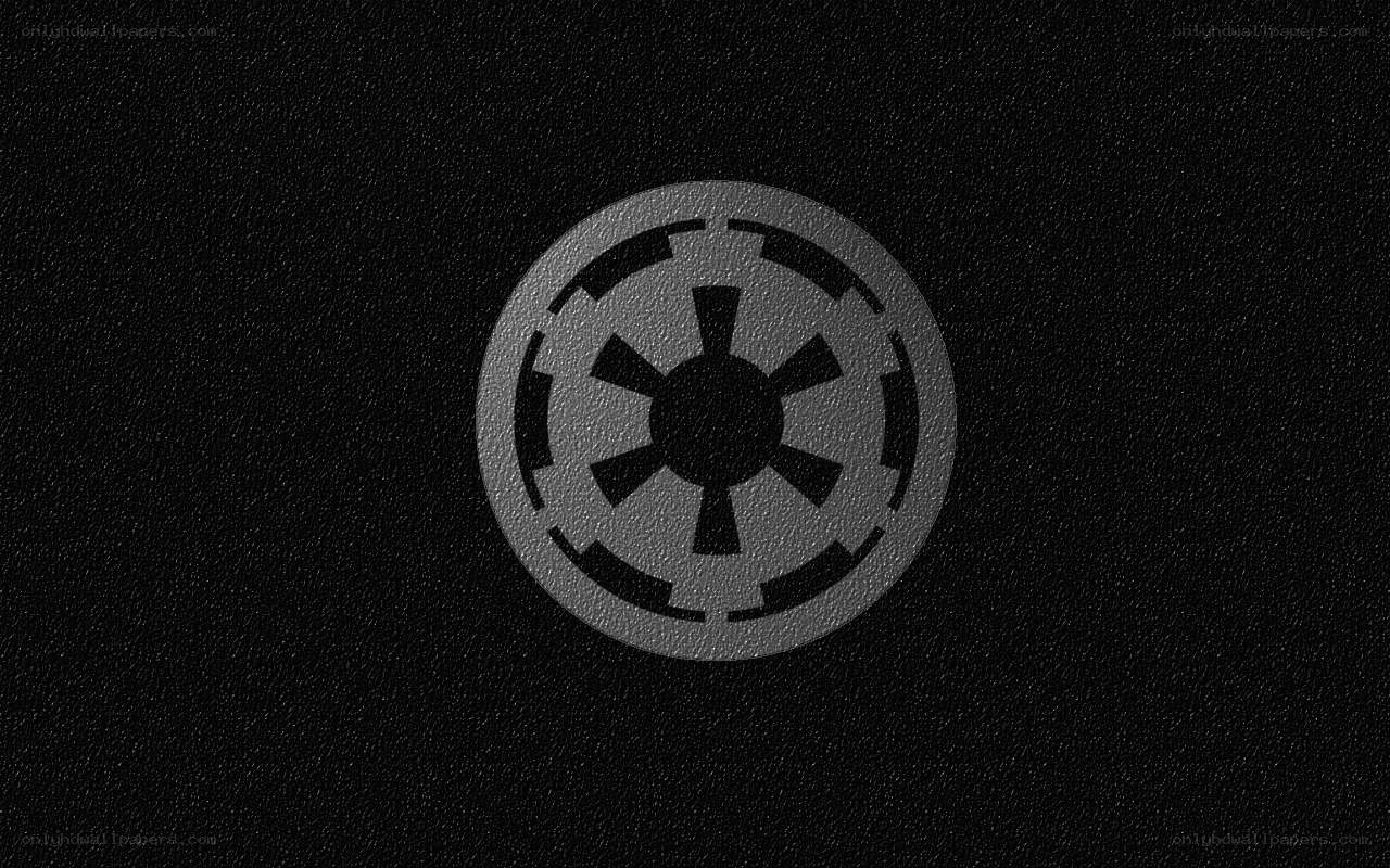 Imperial insignia on black background