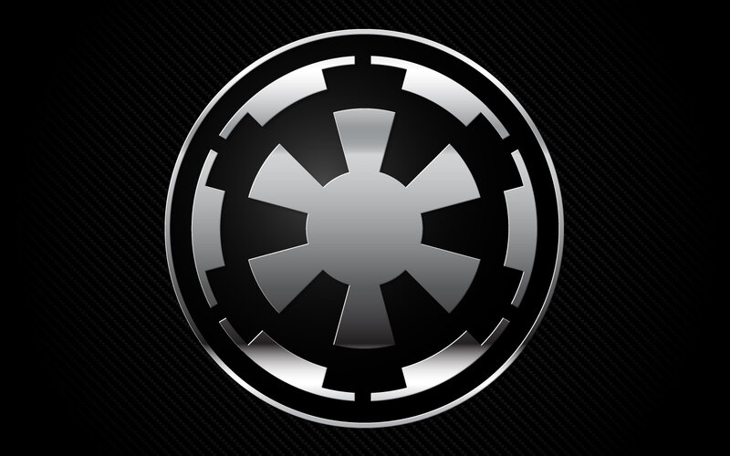 Imperial insignia on carbon fiber
