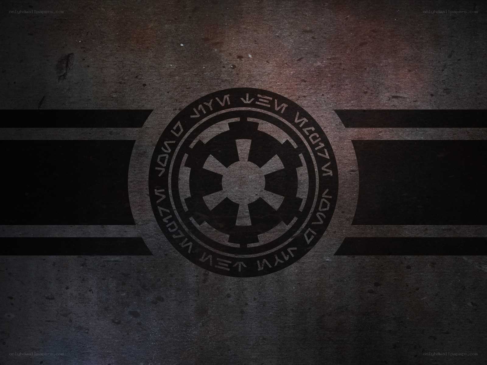 Imperial insignia on textured background