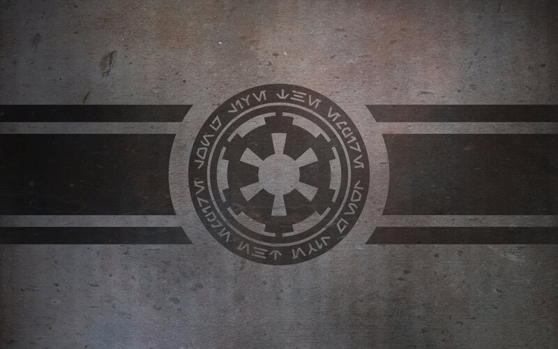 Imperial insignia on weathered wall