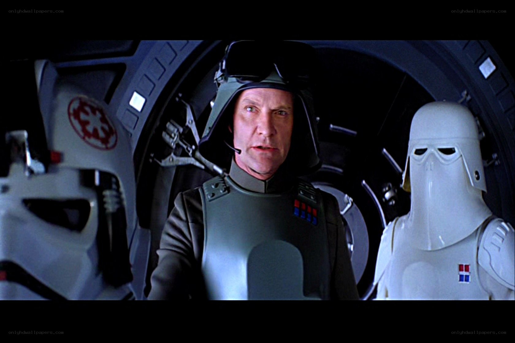 Imperial officer in cockpit