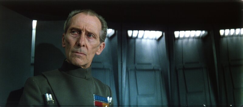 Imperial officer in corridor