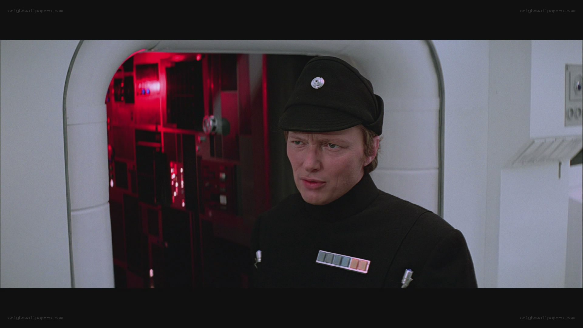 Imperial officer in corridor