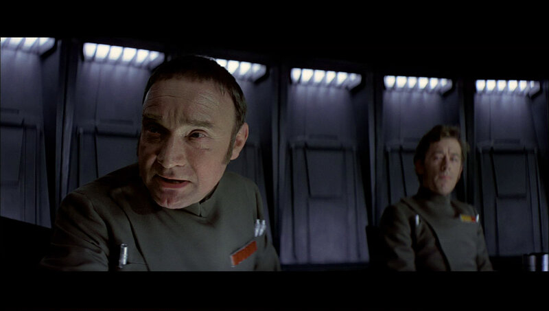 Imperial officers in a starship