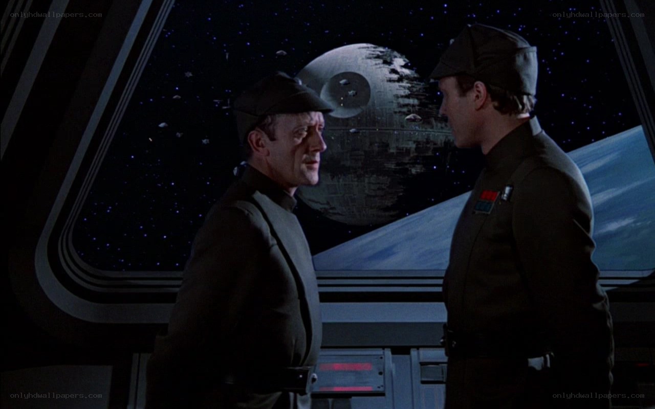 Imperial officers on bridge