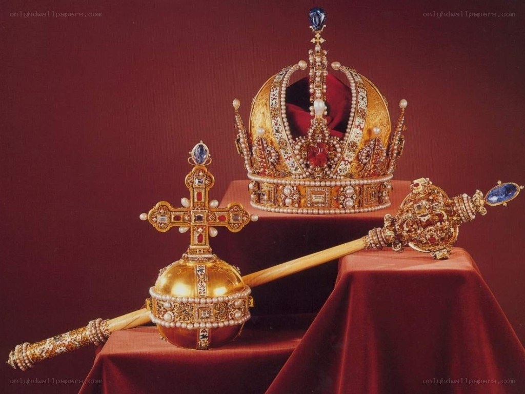 Imperial regalia crown scepter