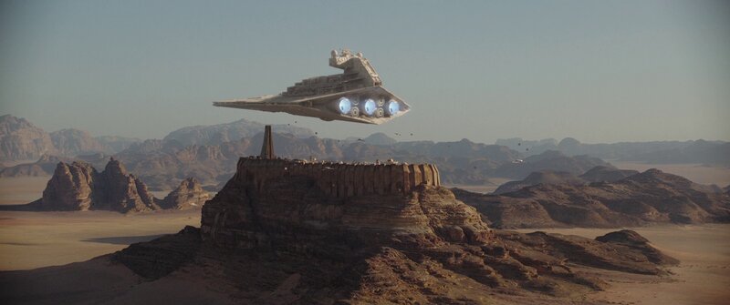 Imperial Star Destroyer — Brown, Dramatic, Afternoon