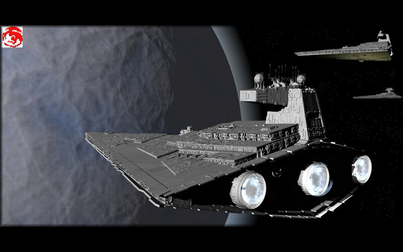Imperial Star Destroyer — Gray, Dramatic