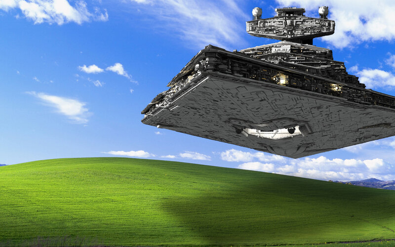 Imperial Star Destroyer — Green