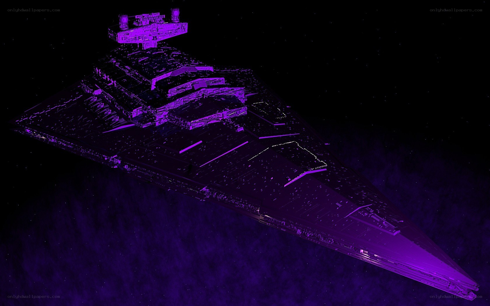Imperial Star Destroyer in space