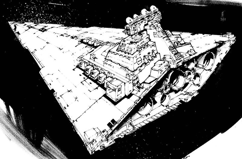 Imperial Star Destroyer sketch