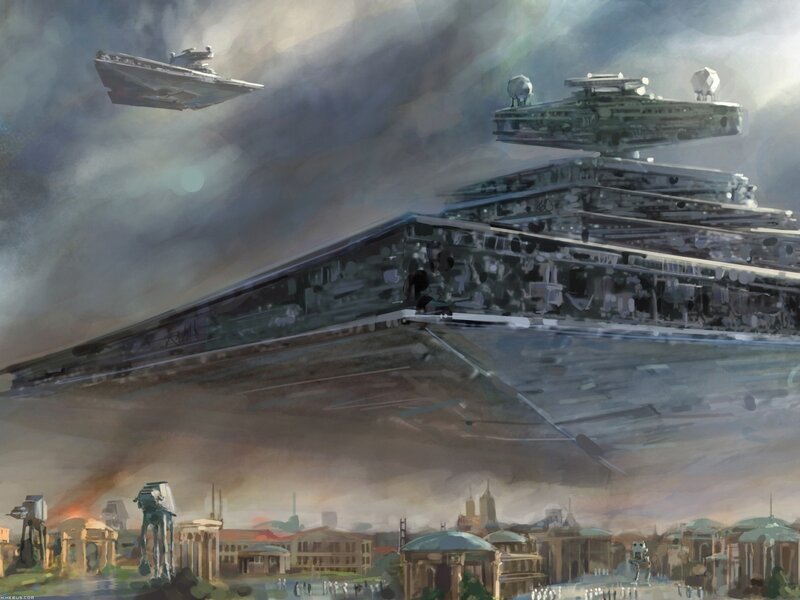 Imperial Star Destroyers — Gray