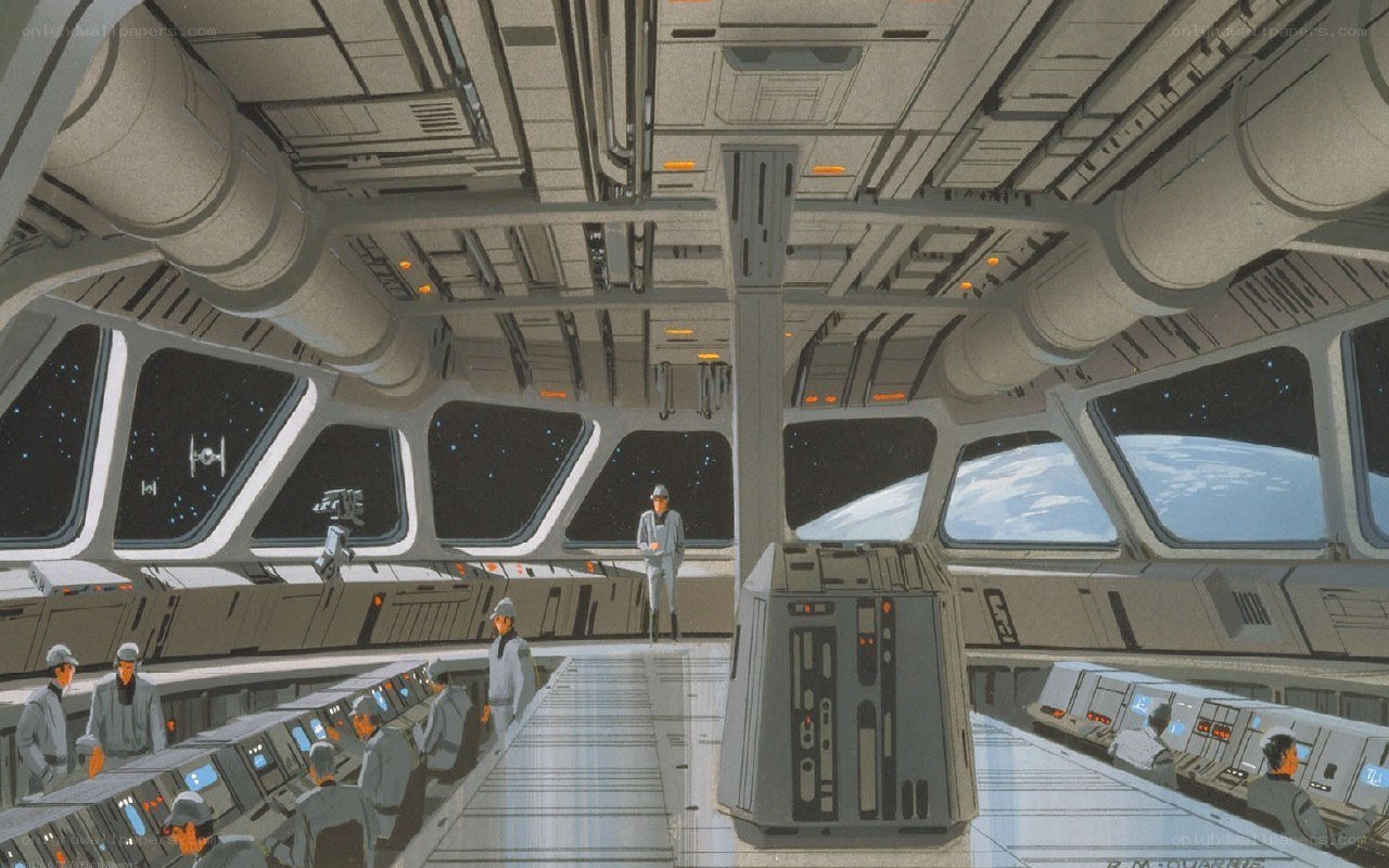 Imperial starship bridge