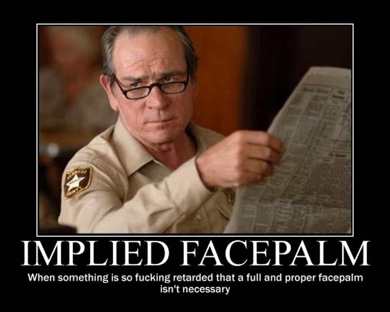 implied facepalm meme