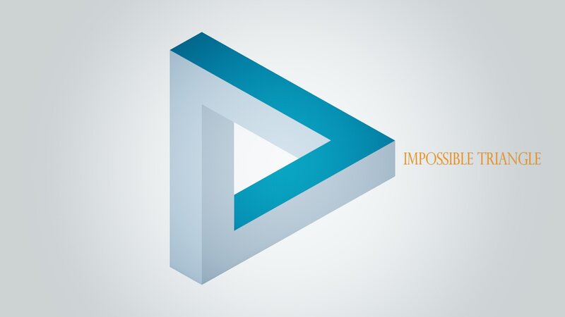 Impossible Triangle — Blue