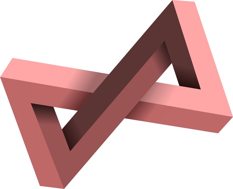 Impossible Triangle Shape